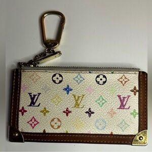 Louis Vuitton Multicolor Key Cles Pouch